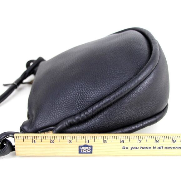 AANDD Adam & Davidson BLACK GENUINE LEATHER X-BODY SHOULDER BAG HANDBAG PURSE - Picture 13 of 16